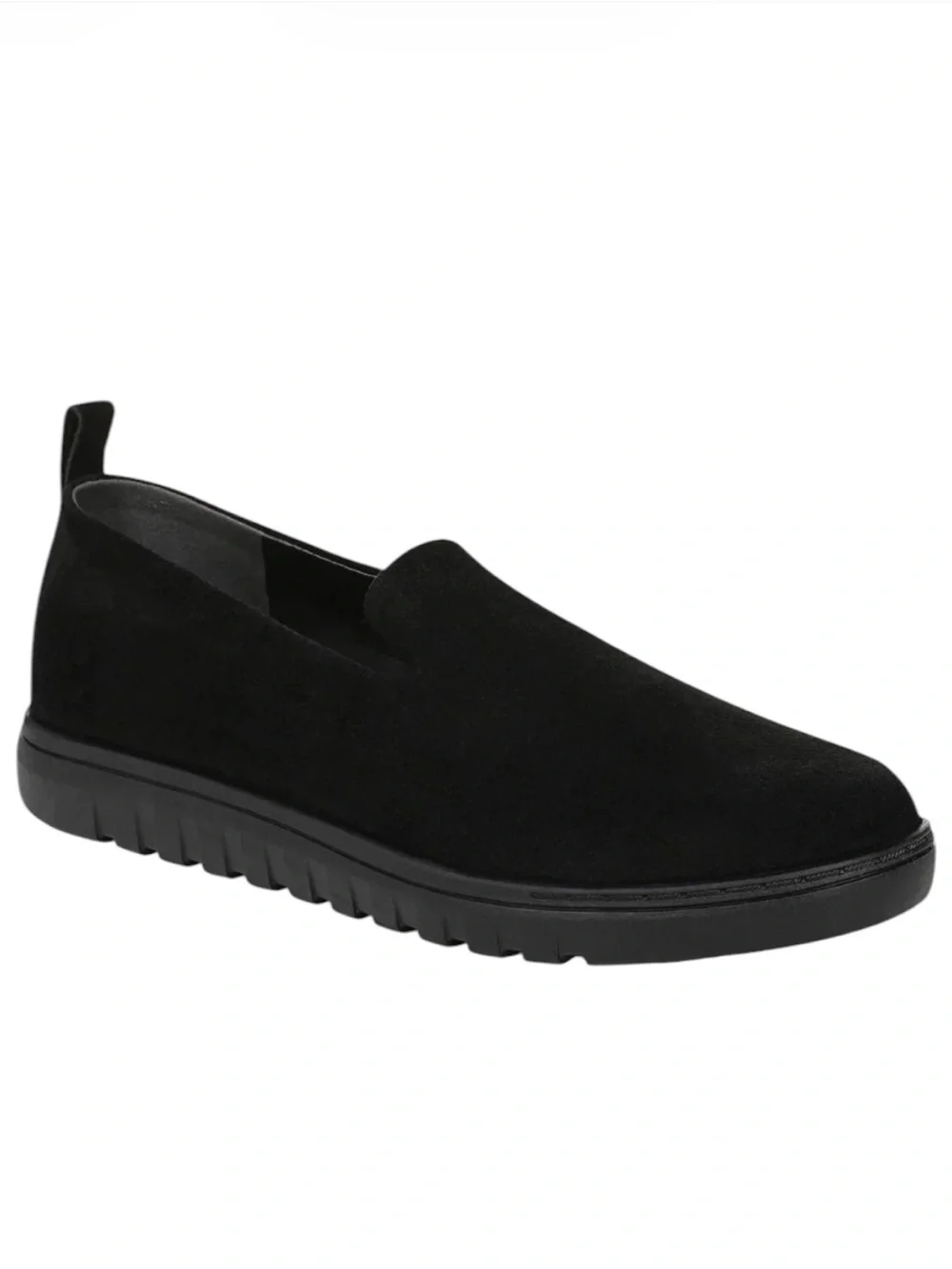 Vionic Uptown Willa Black Suede Loafers Size 9.5 NEW - Picture 1 of 8